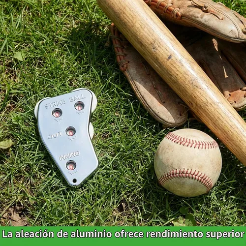 Vista 5 de Watayo Clicker de árbitro de béisbol de rueda, engranaje indicador de árbitro, práctico clicker de contador de béisbol para salidas de grabación