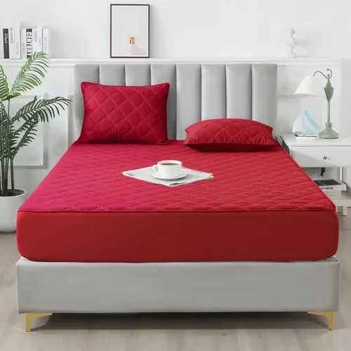Vista 12 de Protector de colchón impermeable – Protector de colchón de tamaño individual silencioso y estilo sábana bajera Protección completa de cama