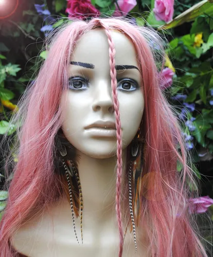 Vista 4 de Real Feather Earrings Boho Feather earrings in Natural Feathers Brown Amber and Tan tones