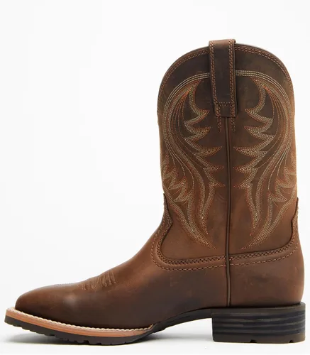 Vista 8 de Ariat Hybrid Rancher Western - Botas de piel para hombre, punta cuadrada