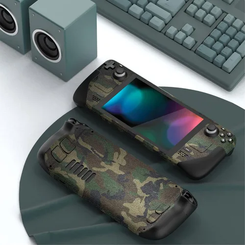 Vista 3 de PlayVital Juego completo de calcomanías protectoras para cubierta de vapor, pegatinas personalizadas cubierta de vinilo para Steam Deck Handheld