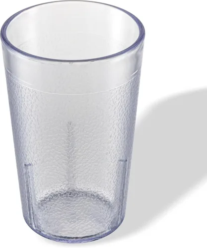 Vista 9 de Vasos de plástico Carlisle, apilables, resistentes a la rotura, sin BPA, 12 onza, Transparente