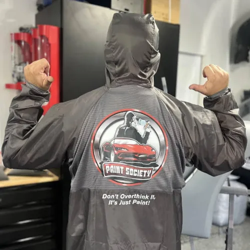 Vista 5 de Colad X Paint Society BodyGuard - Traje de pintura antiestática reutilizable para automóviles o abrigo de laboratorio