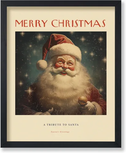 Vista 11 de Poster Master A Holly Jolly - Póster navideño, arte de invierno, diseño de pared moderno, regalo para hombres y mujeres, gran decoración para sala