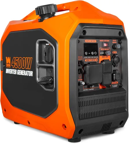 Vista 7 de WEN Generador inversor portátil de 3600 vatios, listo para RV, silencioso y ligero con apagado de combustible (56360i)