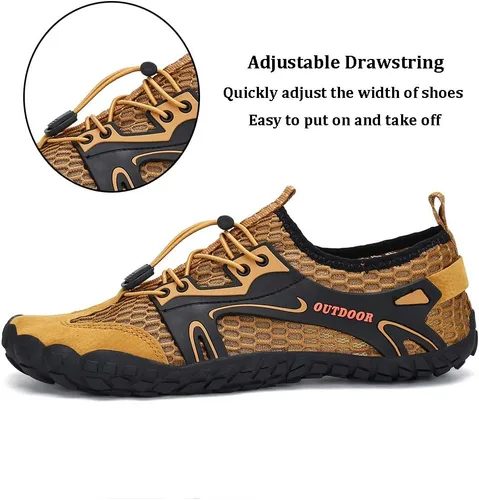 Vista 3 de AFT AFFINEST Zapatos acuáticos para hombre y mujer, zapatos acuáticos de secado rápido, zapatos de playa descalzos para natación, piscina, yoga
