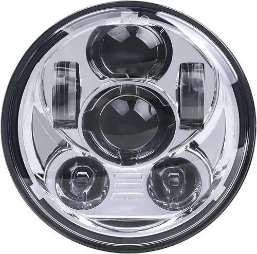 Vista 8 de 5-3/4 5.75 pulgadas LED faro delantero de motocicleta compatible con Harley Davidson Sportster Dyna Low Rider Street Bob lron 883 1200 Softail Wide