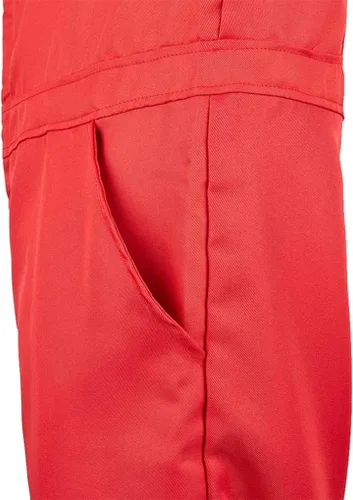 Vista 5 de Traje rojo de manga larga para hombre, traje rojo con capucha, traje de salto para cosplay, traje rojo para adultos