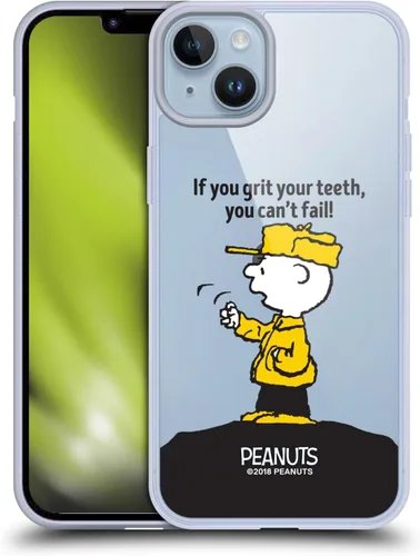 Vista 180 de Head Case Designs Funda de gel suave con licencia oficial de Peanuts Autumn Charlie Brown compatible con Apple iPhone 7 Plus/iPhone 8 Plus