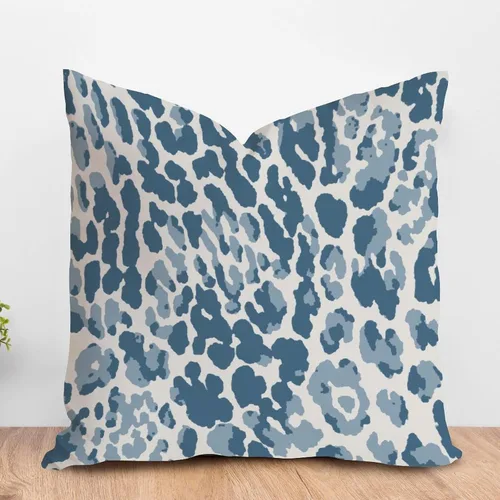 Vista 22 de ArogGeld Funda de almohada para sofá, guepardo y leopardo, estampado de leopardo, funda de cojín decorativa de granja para sala de estar