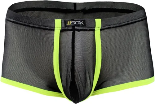 Vista 3 de YiZYiF Men's Sexy Soft Underwear Sheer Transparent Brief Boxer Trunks Panty