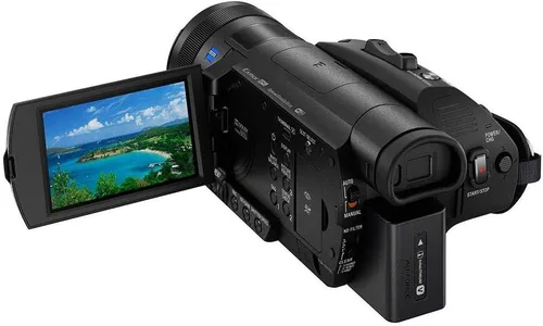 Vista 4 de Sony Videocámara FDRAX700/B FDR-AX700 4K HDR, color negro