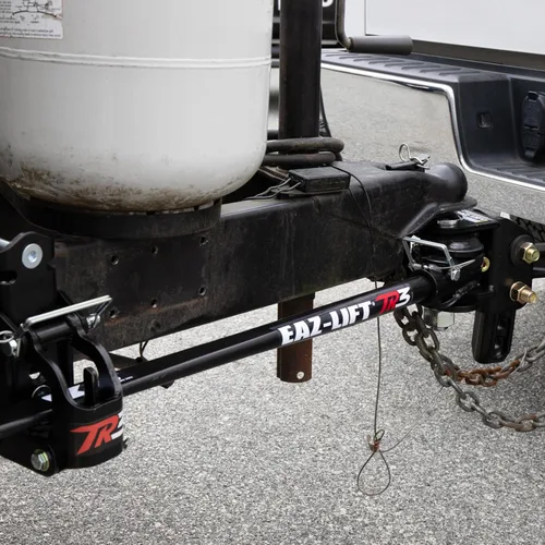 Vista 2 de Camco Eaz-Lift TR3 Kit de enganche de distribución de peso para remolque/RV de 1,000 libras - Cuenta con control de balanceo ajustable y bola