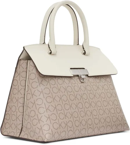 Vista 5 de Calvin Klein Bolso Becky Turn Lock para mujer - 2 en 1, piel vegana, 3 bolsillos