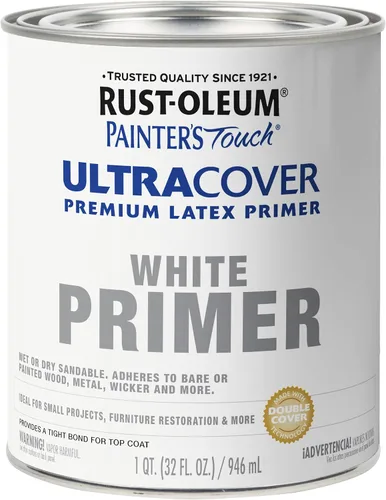 Vista 19 de Rust-Oleum 1976502 Painter's Touch - Pintura de látex, cuarto de galón, negro plano, 32 onzas líquidas, (paquete de 1)