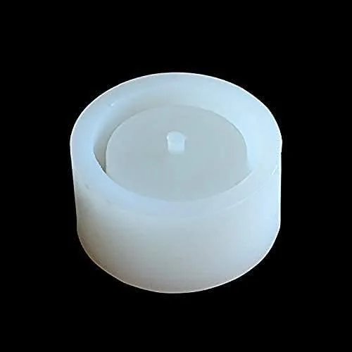 Vista 2 de nicole Molde de maceta de silicona para plantas suculentas Molde de sostenedor de vela de hormigón cilíndrico