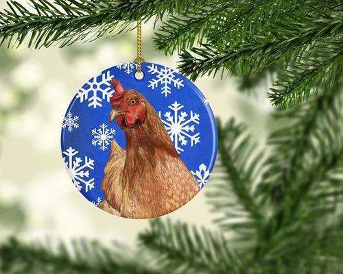 Vista 196 de Caroline's Treasures Cavalier Spaniel - Adorno de cerámica para colgar en el árbol de Navidad, para el hogar, Navidad, fiestas, regalo, 3 pulgadas
