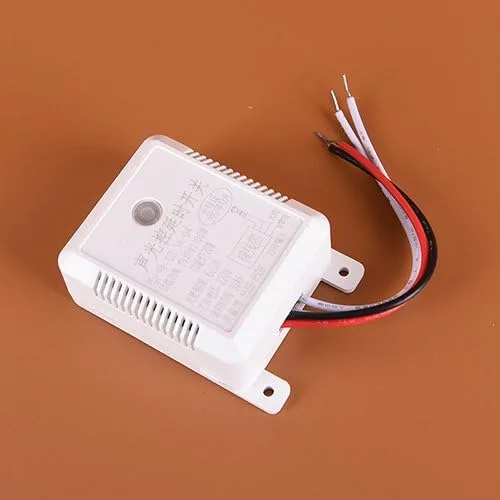 Vista 2 de 1PC 55 DB-85 DB OD-SK-04 Inteligente Encendido Apagado Voz Sonido Sensor de Luz Control Retraso Lámpara Interruptor 100 W Inducción de Voz
