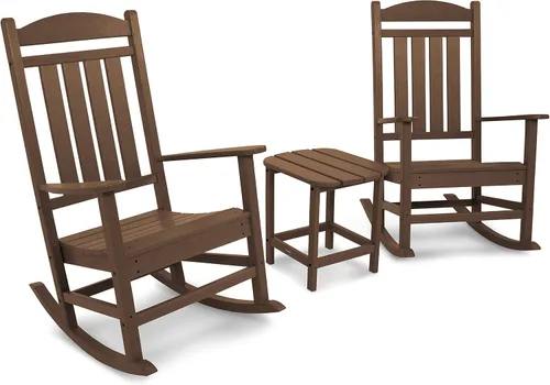 Vista 6 de POLYWOOD Juego de 3 piezas Presidential Rocker Aruba