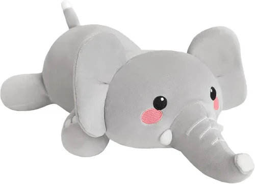 Vista 19 de SQEQE Peluche de ajolote con peso, animal de peluche de ajolote con peso, lindo juguete de almohada rosa suave, regalo para niños y adultos, 9.8