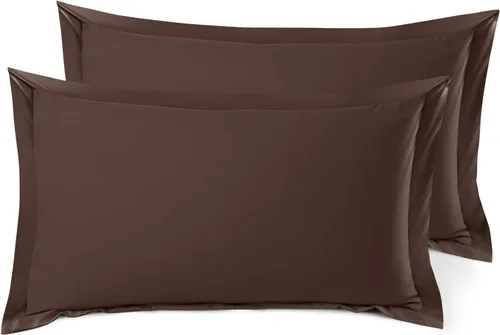 Vista 69 de Nestl Juego de 2 fundas tipo sham de almohada suaves - Fundas de almohada de microfibra de doble cepillado - Fundas de almohada de cama premium