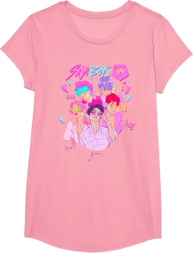 Vista 48 de Kpop Demon Hunters Camiseta Saja Boys Heartthrob con licencia