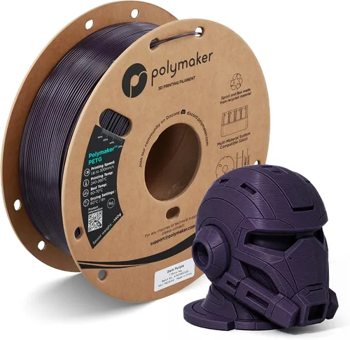 Vista 16 de Polymaker Filamento PETG de 0.07 in, 2.2 lbs, marrón militar Marrón (Army Brown)