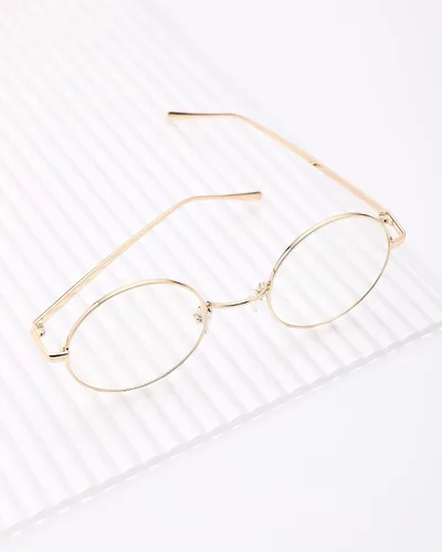 Vista 5 de Pro Acme Lentes transparentes con marco de metal redondo retro sin receta