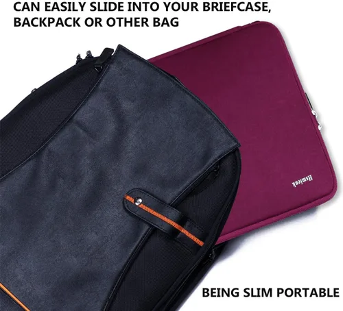 Vista 40 de Funda para portátil, bolsa de transporte con protección para computadora compatible con MacBook Air nuevo de 13 pulgadas M2/A2681 M1/A2337, MacBook