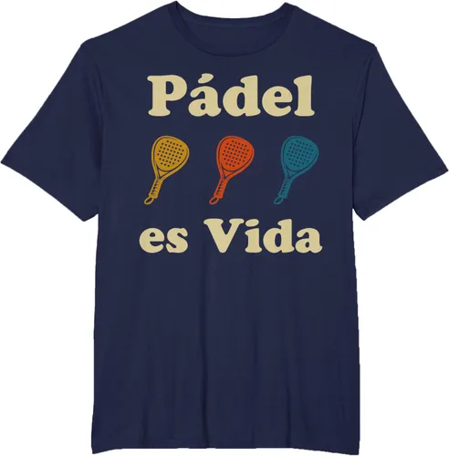 Vista 20 de Padel ES Vida Player Sport Life in Spanish En Espanol Men's T-Shirt