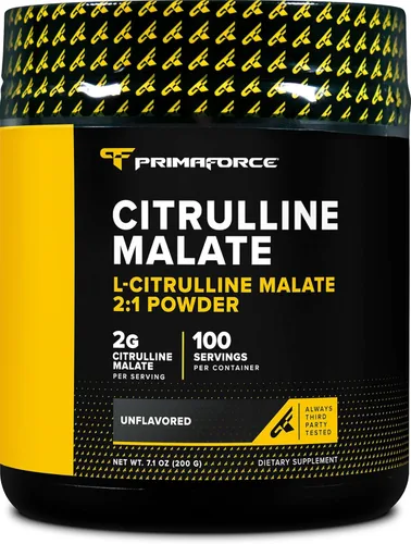 Vista 6 de PrimaForce Malato en polvo de L-citrulina, sin sabor, 17.64 oz, vegano, sin OMG