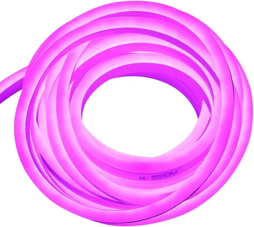 Vista 15 de Cuerda de luz LED de neón de 3.3 pies, 110 V, impermeable, flexible, enchufe de EE. UU., 120 unidades SMD 2835, tira de luces LED para decoración