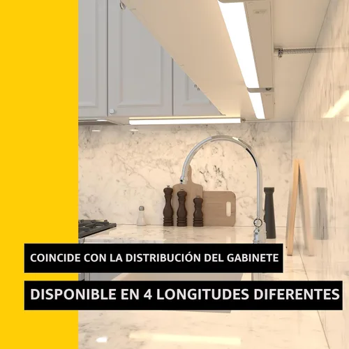 Vista 5 de GETINLIGHT Luz LED para debajo del gabinete con cableado de 12 pulgadas