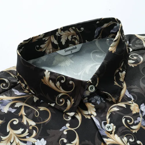 Vista 4 de Camisa hawaiana para hombre, manga corta, con botones, ropa de playa, unisex, flamencos, verano, camisas florales Aloha
