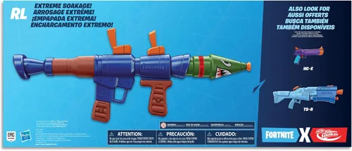 Vista 3 de NERF Fortnite RL Lanzador de agua