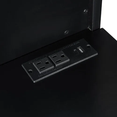 Vista 9 de Harper & Bright Designs Cama loft para juegos con escritorio integrado y luces LED, marco de cama de madera tamaño individual con cajón