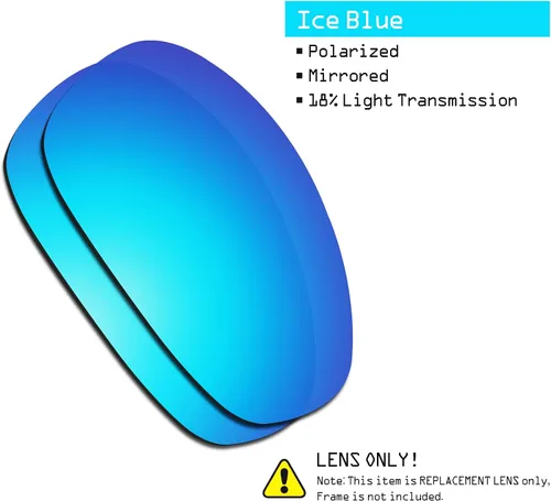 Vista 4 de SmartVLT Set of 4 Men's Replacement Lenses for Oakley Juliet Sunglass Combo Pack S01