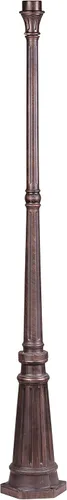 Vista 4 de Livex Lighting 7709-07 Poste de aluminio fundido al aire libre, bronce