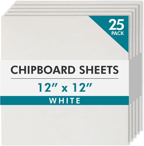 Vista 14 de Grafix de peso medio, láminas de madera prensada de 12 x 12 pulgadas, paquete de 25 unidades de color blanco., Natural, 4" x 6
