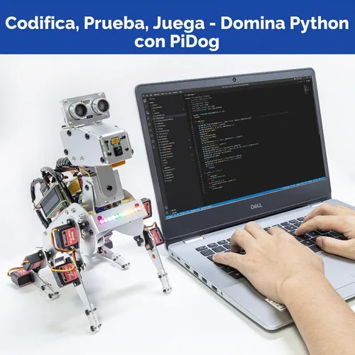 Vista 6 de SunFounder Kit de robot AI con Raspberry Pi Zero 2 W+tarjeta TF 32G, ChatGPT-4o habilitado con comando de voz y reconocimiento de video, control