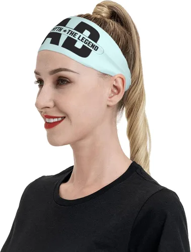 Vista 6 de Dad The Man The Myth The Legend Headband for Men Women Sports Sweatband for Fitness Exercise Moisture Wicking Running Yoga Hairbands