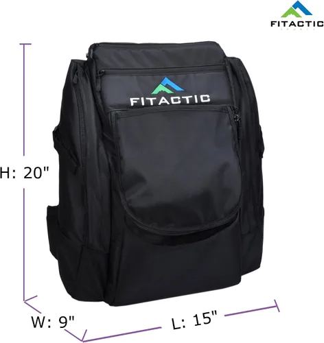 Vista 2 de Luxury Frisbee Disc Golf Bag Backpack (Capacity: 25-30 Discs)
