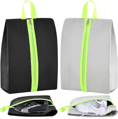 Vista 11 de 1 bolsa de tacos a prueba de olores de 4 capas, se adapta hasta la talla 14, resistente al olor y al barro, impermeable, se adapta a zapatos de Negro
