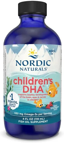 Vista 9 de Nordic Naturals DHA para niños, naranja, 8 onzas para niños, 530 mg de omega-3 con EPA y DHA, desarrollo y función cerebral, sin OMG, 96 porciones
