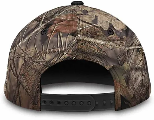 Vista 3 de Gorra clásica de caza personalizada con patrón seco, gran artículo para hombres y mujeres