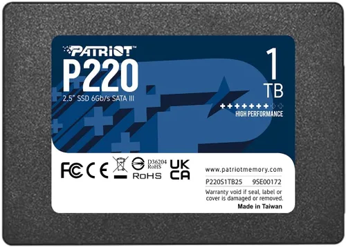 Vista 9 de Patriot Memory P220 128GB SSD interno - SATA 3 2.5" - Unidad de estado sólido - P220S128G25