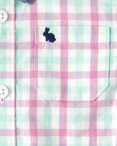 Vista 3 de Gymboree Conjunto de body de manga larga y pantalones cortos chinos para bebé