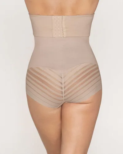 Vista 4 de Leonisa Calzones moldeadores de cintura alta con control firme indetectable para mujer