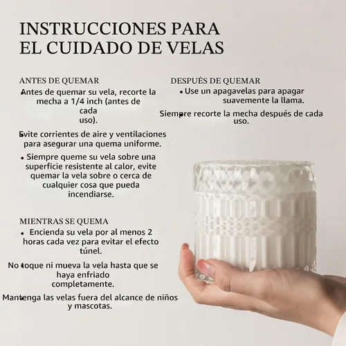 Vista 8 de Velas perfumadas de salvia y cítricos, con mecha de madera crepitante, vela de soja, 7.4 onzas, velas naturales no tóxicas, 55 horas de combustión