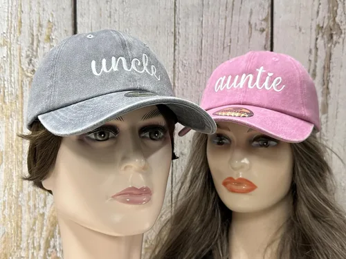 Vista 18 de Sombreros bordados para tío tía, abuelo, abuela, mamá, mini